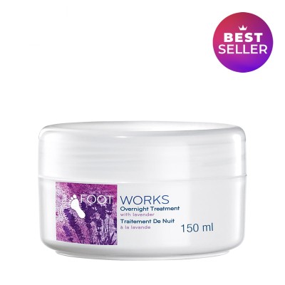 Foot Works Creme Noturno de Lavanda